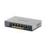 NETGEAR GS105EPP Unmanaged Gigabit Ethernet (10/100/1000) Power over Ethernet (PoE) Bureaublad-/wandmontage Grijs (GS105EPP-100EUS) thumbnail