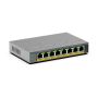 NETGEAR GS108EP Managed L2/L3 Gigabit Ethernet (10/100/1000) Grijs (GS108EP-100EUS) thumbnail