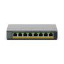 NETGEAR GS108EPP Unmanaged Gigabit Ethernet (10/100/1000) Power over Ethernet (PoE) Bureaublad-/wandmontage Grijs (GS108EPP-100EUS) thumbnail