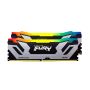 Kingston Technology FURY 48GB 8800MT/s DDR5 CL42 CUDIMM (set van 2) Renegade RGB Silver (KF588CU42RSAK2-48) thumbnail