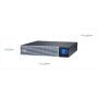 APC Easy UPS On-Line, 3 kVA, lithium-ion, rack/toren 2U, 230 V, 6 IEC C13- en 1 IEC C19-uitgangen, sleuf voor communicatiekaart, inclusief railset (SRVL3KRIRK) thumbnail