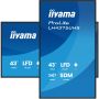 iiyama LH4375UHS-B2AG beeldkrant Digitale signage flatscreen 108 cm (42.5") LCD Wifi 500 cd/m² 4K Ultra HD Zwart Type processor Android 11 24/7 (LH4375UHS-B2AG) thumbnail
