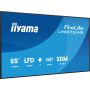 iiyama LH6575UHS-B2AG beeldkrant Digitale signage flatscreen 163,8 cm (64.5") LCD Wifi 500 cd/m² 4K Ultra HD Zwart Type processor Android 11 24/7 (LH6575UHS-B2AG) thumbnail