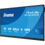 iiyama TE7512MIS-B4AG beeldkrant Kiosk-ontwerp 190,5 cm (75") LCD Wifi 400 cd/m² 4K Ultra HD Zwart Touchscreen Type processor Android 24/7 (TE7512MIS-B4AG) thumbnail