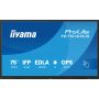 iiyama TE7512MIS-B4AG beeldkrant Digitale signage flatscreen 165,1 cm (65") LCD Wifi 400 cd/m² 4K Ultra HD Zwart Touchscreen Type processor Android 11 24/7 (TE7512MIS-B4AG) thumbnail