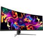 MSI MPG 491CQPXDE QD-OLED computer monitor 124,5 cm (49") 5120 x 1440 Pixels Dual QHD Zwart (9S6-3FA84T-020) thumbnail