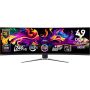 MSI MPG 491CQPXDE QD-OLED computer monitor 124,5 cm (49") 5120 x 1440 Pixels Dual QHD Zwart (9S6-3FA84T-020) thumbnail