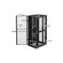APC NetShelter SX Networking Enclosure, 42U, 1991H x 750W x 1070D mm, wtih Sides, Black (AR3140B2) thumbnail