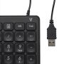 V7 KP350 numeriek toetsenbord Laptop/pc USB Zwart (KP350) thumbnail
