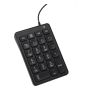 V7 KP350 numeriek toetsenbord Laptop/pc USB Zwart (KP350) thumbnail