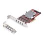 StarTech.com 4-Port USB-C PCIe Kaart, USB 3.2 10Gbps, USB Type-C PCI Express Uitbreidingskaart, 4x Onafhankelijke USB Controllers, Windows/Linux/macOS, TAA-Compliant (P10Q4C-USB-CARD) thumbnail