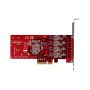 StarTech.com 4-Port USB-C PCIe Kaart, USB 3.2 10Gbps, USB Type-C PCI Express Uitbreidingskaart, 4x Onafhankelijke USB Controllers, Windows/Linux/macOS, TAA-Compliant (P10Q4C-USB-CARD) thumbnail