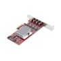 StarTech.com 4-Port USB-C PCIe Kaart, USB 3.2 10Gbps, USB Type-C PCI Express Uitbreidingskaart, 4x Onafhankelijke USB Controllers, Windows/Linux/macOS, TAA-Compliant (P10Q4C-USB-CARD) thumbnail