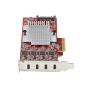 StarTech.com 4-Port USB-C PCIe Kaart, USB 3.2 10Gbps, USB Type-C PCI Express Uitbreidingskaart, 4x Onafhankelijke USB Controllers, Windows/Linux/macOS, TAA-Compliant (P10Q4C-USB-CARD-LP) thumbnail