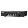 QNAP QSW-L3205-1C4T 4 Managed 10G Ethernet (100/1000/10000) Desktop Zwart (QSW-L3205-1C4T) thumbnail