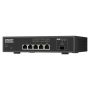 QNAP QSW-L3205-1C4T 4 Managed 10G Ethernet (100/1000/10000) Desktop Zwart (QSW-L3205-1C4T) thumbnail