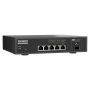QNAP QSW-L3205-1C4T 4 Managed 10G Ethernet (100/1000/10000) Desktop Zwart (QSW-L3205-1C4T) thumbnail