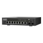QNAP QSW-L3208-2C6T netwerk-switch Managed L2 10G Ethernet (100/1000/10000) Desktop Zwart (QSW-L3208-2C6T) thumbnail
