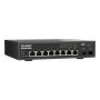 QNAP QSW-L3208-2C6T netwerk-switch Managed L2 10G Ethernet (100/1000/10000) Desktop Zwart (QSW-L3208-2C6T) thumbnail