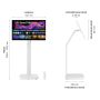 LG 32U889SA-W computer monitor 80 cm (31.5") 3840 x 2160 Pixels 4K Ultra HD LCD Touchscreen Kiosk Wit (32U889SA-W) thumbnail