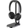 Yealink BH76 Headset Draadloos Hoofdband Oproepen/muziek USB Type-A Bluetooth Oplaadhouder Zwart (1208625) thumbnail