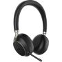 Yealink BH76 Headset Draadloos Hoofdband Oproepen/muziek USB Type-A Bluetooth Oplaadhouder Zwart (1208625) thumbnail