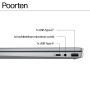 HP Chromebook x360 14b-cd0625nd Intel® N N200 35,6 cm (14") Touchscreen Full HD 8 GB LPDDR5-SDRAM 128 GB eUFS Wi-Fi 6 (802.11ax) ChromeOS Zilver (A2RA9EA#ABH) thumbnail