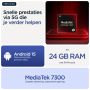 Motorola moto g56 5G 17,1 cm (6.72") Hybride Dual SIM Android 15 USB Type-C 8 GB 256 GB 5200 mAh Blauw thumbnail