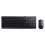 Lenovo 300 toetsenbord Inclusief muis Universeel USB QWERTY Amerikaans Engels Zwart (GX30M39606) thumbnail