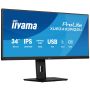 iiyama ProLite XUB3493WQSU-B6 computer monitor 86,4 cm (34") 1440 x 3440 Pixels UltraWide Quad HD LED Zwart (XUB3493WQSU-B6) thumbnail