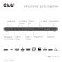 CLUB3D CSV-2541 laptop dock & poortreplicator Docking USB 3.2 Gen 1 (3.1 Gen 1) Type-C Zwart (CSV-2541) thumbnail