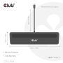 CLUB3D CSV-2541 laptop dock & poortreplicator Docking USB 3.2 Gen 1 (3.1 Gen 1) Type-C Zwart (CSV-2541) thumbnail