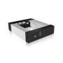 ICY BOX IB-158SSK-B 13,3 cm (5.25") Carrierpaneel Zwart (IB-158SSK-B) thumbnail