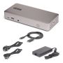 StarTech.com Triple-Monitor USB4 Docking Station, 4K 60Hz HDMI of DisplayPort, 100W Laptop Charging, 2.5GbE, USB-C Multi-Monitor Dock, Zonder Drivers (150UE-USB4DOCKTRIPLE) thumbnail