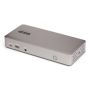 StarTech.com Triple-Monitor USB4 Docking Station, 4K 60Hz HDMI of DisplayPort, 100W Laptop Charging, 2.5GbE, USB-C Multi-Monitor Dock, Zonder Drivers (150UE-USB4DOCKTRIPLE) thumbnail