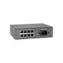 LevelOne FEP-0812 netwerk-switch Fast Ethernet (10/100) Power over Ethernet (PoE) Zwart (FEP-0812) thumbnail