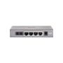 LevelOne FEU-0511 netwerk-switch Fast Ethernet (10/100) Zwart, Grijs (FEU-0511) thumbnail