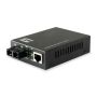 LevelOne GVT-2002 netwerk media converter 1000 Mbit/s 1310 nm Single-mode Zwart (GVT-2002) thumbnail