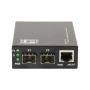 LevelOne GVT-2011 netwerk media converter 1000 Mbit/s Grijs (GVT-2011) thumbnail