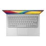 ASUS Vivobook 14 X1404ZA-NK526W Intel® Core™ i5 i5-1235U Laptop 35,6 cm (14") Full HD 8 GB DDR4-SDRAM 512 GB SSD Wi-Fi 6E (802.11ax) Windows 11 Home Zilver (X1404ZA-NK526W) thumbnail