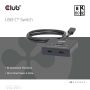 CLUB3D USB-C® Bi-Directional Video + Data + PD Switch (CSV-2511) thumbnail