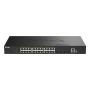 D-Link DGS-1530-28P/E netwerk-switch Managed L2 Gigabit Ethernet (10/100/1000) Power over Ethernet (PoE) Zwart (DGS-1530-28P/E) thumbnail