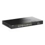 D-Link DGS-1530-28P/E netwerk-switch Managed L2 Gigabit Ethernet (10/100/1000) Power over Ethernet (PoE) Zwart (DGS-1530-28P/E) thumbnail