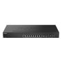 D-Link DMS-1250-12/E netwerk-switch Managed L2 10G Ethernet (100/1000/10000) Zwart (DMS-1250-12/E) thumbnail