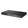 D-Link DMS-1250-28P/E netwerk-switch Managed L2 2.5G Ethernet (100/1000/2500) Power over Ethernet (PoE) Zwart (DMS-1250-28P/E) thumbnail