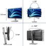 Philips 4000 series 24B2N4200/00 computer monitor 60,5 cm (23.8") 1920 x 1080 Pixels Full HD LCD Grijs (24B2N4200/00) thumbnail