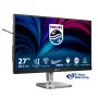 Philips 4000 series 27B2N4500/00 computer monitor 68,6 cm (27") 2560 x 1440 Pixels Quad HD LCD Grijs (27B2N4500/00) thumbnail
