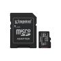 Kingston Technology 64GB microSDXC Canvas Select Plus Gen3 100MB/s A1 kaart + adapter (SDCS3/64GB) thumbnail