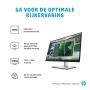 HP E24u G4 computer monitor 60,5 cm (23.8") 1920 x 1080 Pixels Full HD LCD Zwart, Zilver (189T0AA#ABB) thumbnail