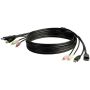 StarTech.com 1,80m 4-in-1 USB DisplayPort KVM-switch Kabel met Audio en Microfoon (DP4N1USB6) thumbnail